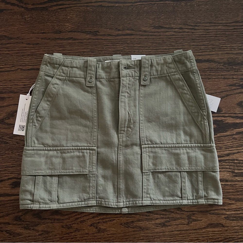 Wilfred The 90s Utility Mid-Rise Micro Jean Skirt - Size 24